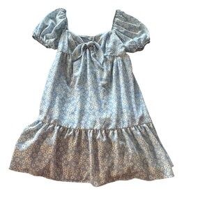 Speechless Blue Floral Mini Dress